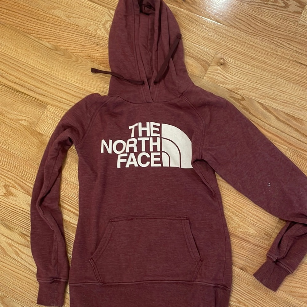 Maroon Womens North Face Sweatshirt